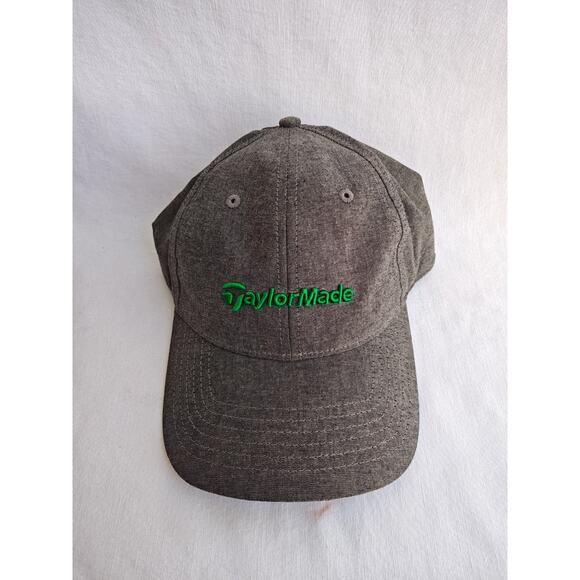 TaylorMade Golf Hat Unisex Mens Adult Adjustable‎ Strap Gray Green Performance - Picture 8 of 8